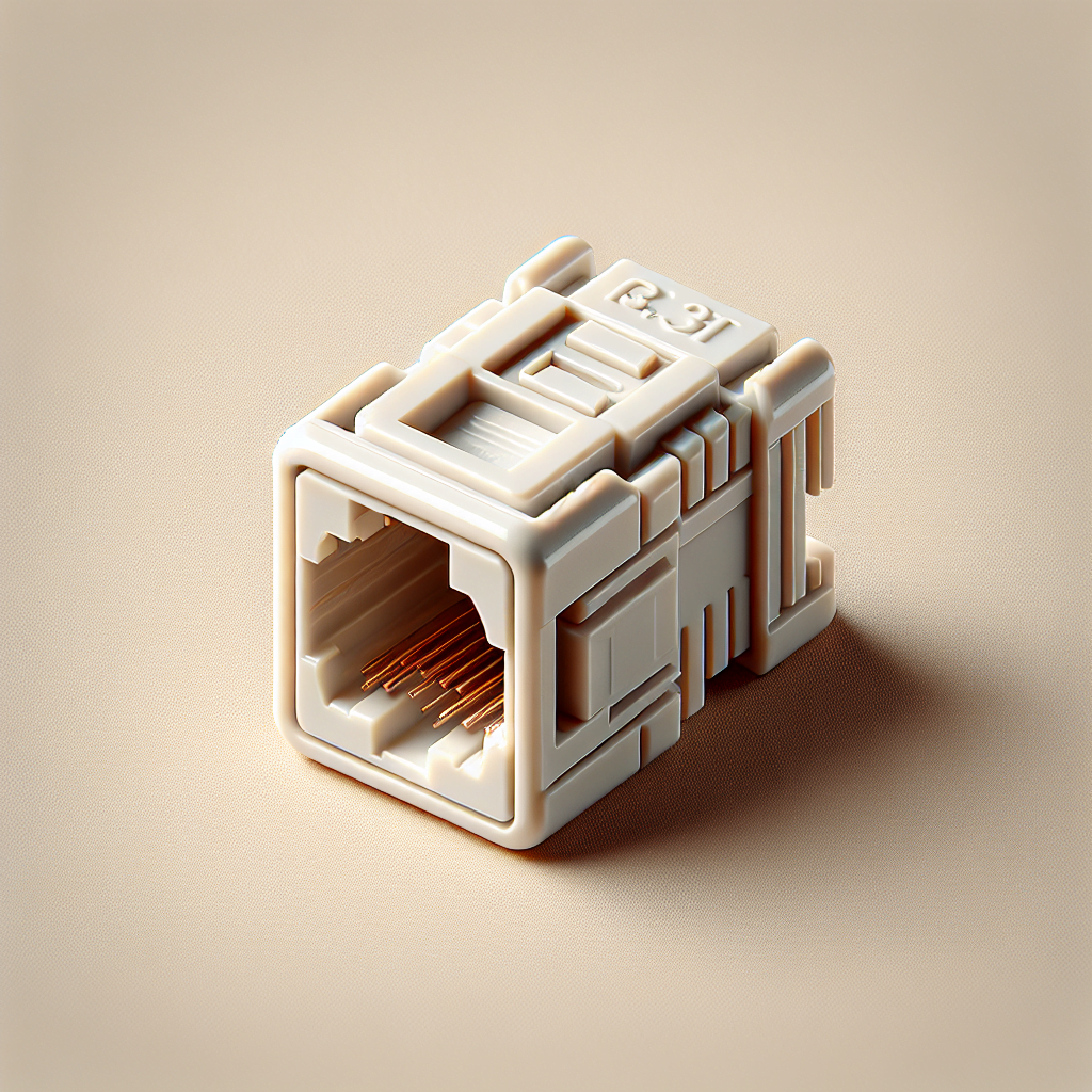 Cat5e, Cat6 ve Cat6a: Keystone Jack
