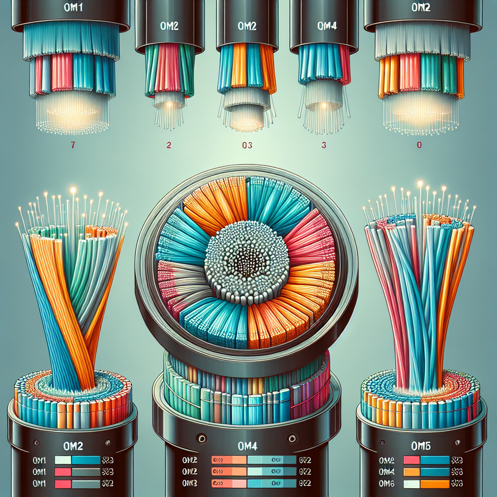 Fiber Optik Kablolama om1 om2 om3 om4 om5