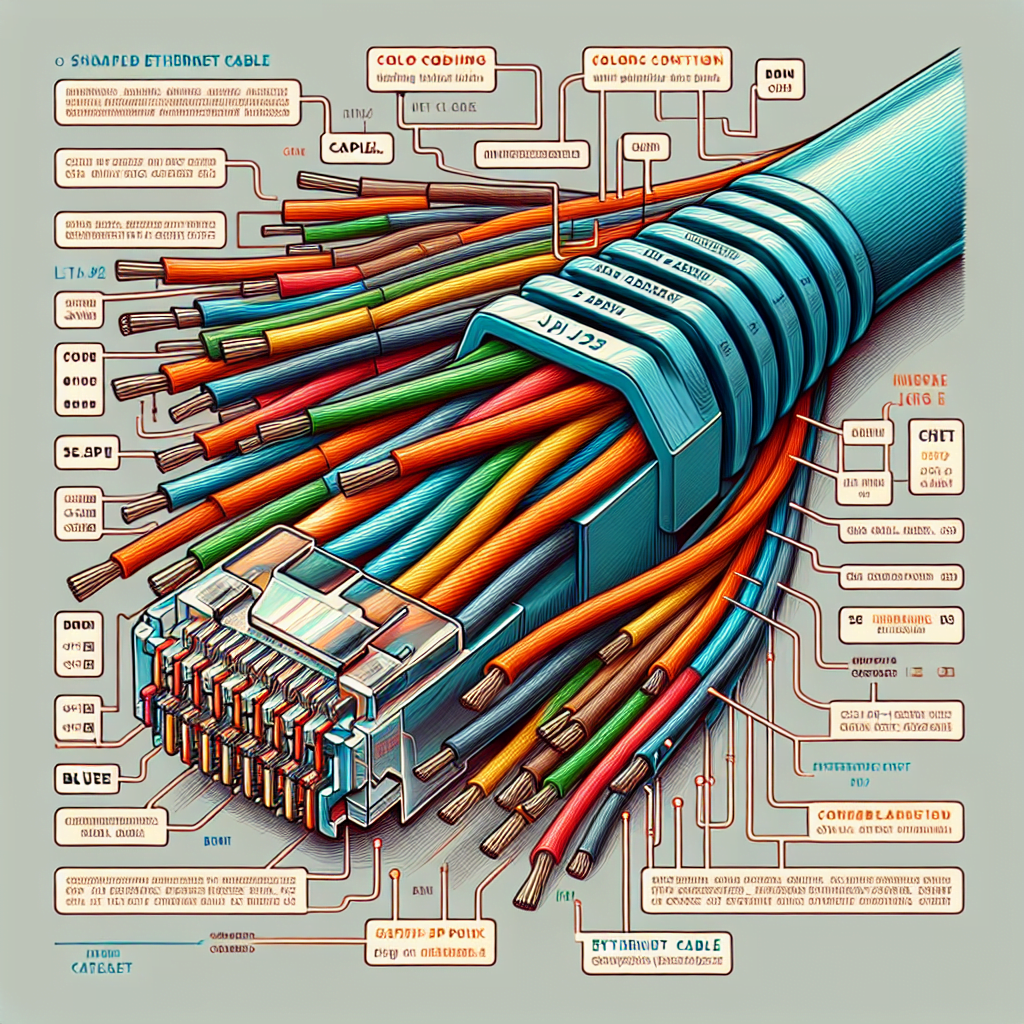 RJ45 Jack Kablo Renkleri ve Bağlantısı