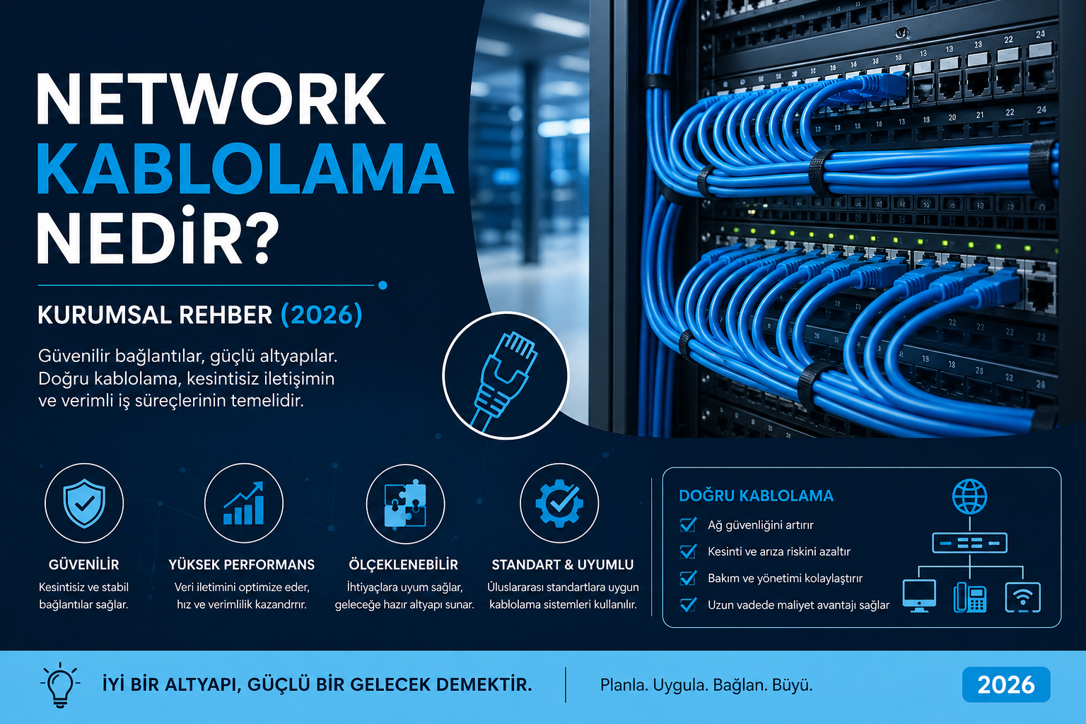 Network Kablolama Nedir? Kurumsal Rehber (2026)